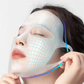 3d silicone máscara facial
