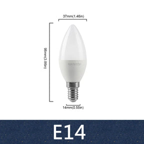 10 peças E27 E14 B22 Lâmpada Led 220V