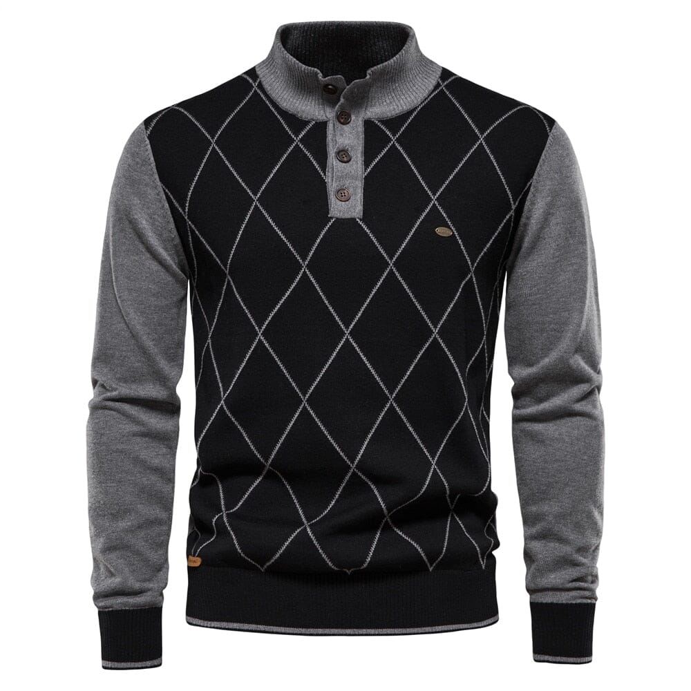 Blusa de Frio Masculina Modelo Inglaterra 477 Tok Novidades Preto PP 