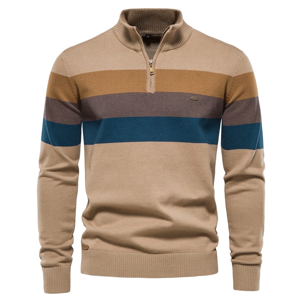 Blusa de Frio Masculina Modelo Argentina 255 Tok Novidades Cáqui PP 